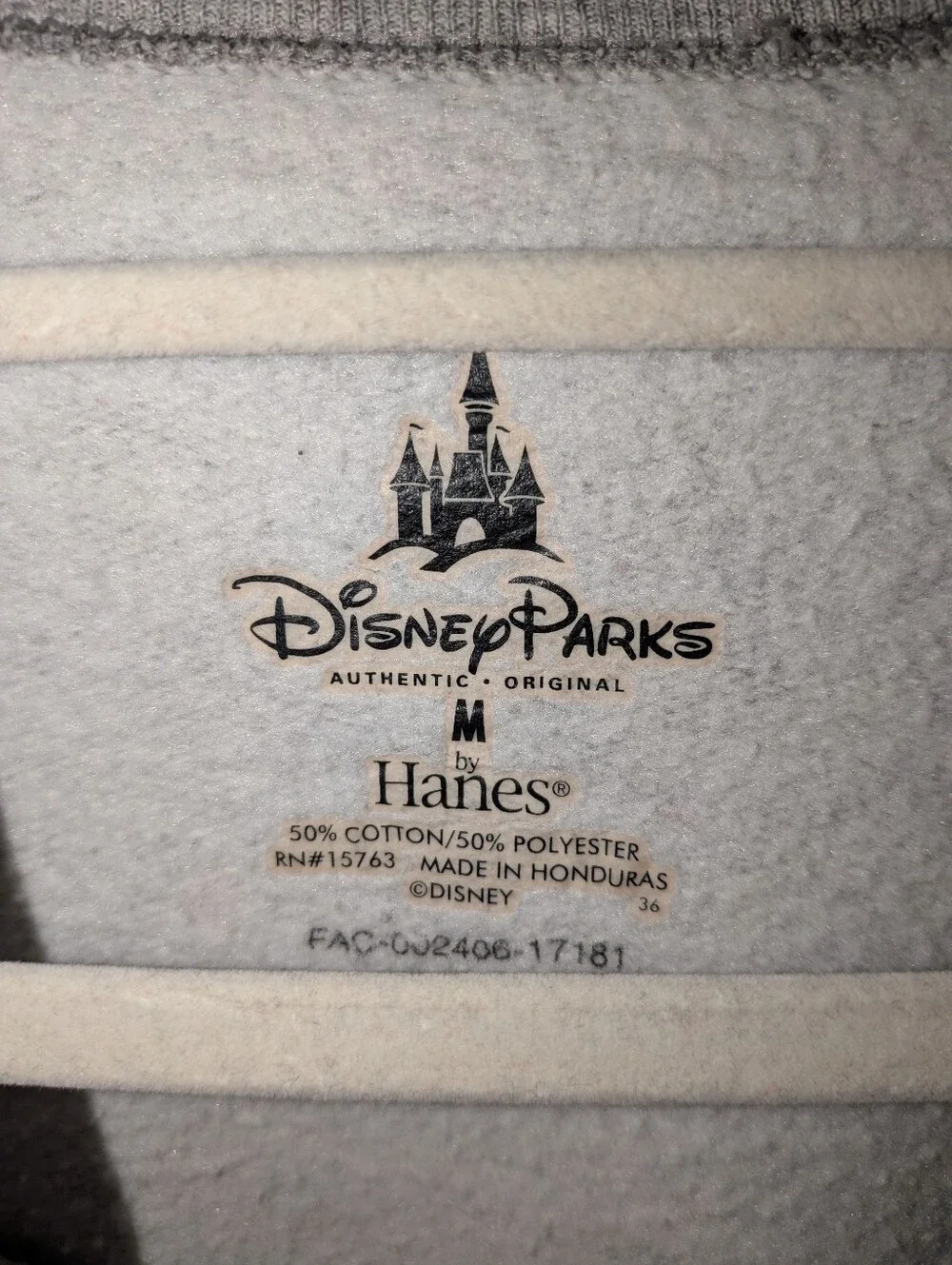 Disney gray crewneck
